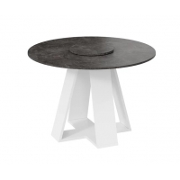 Стол обеденный Райнер Тип 1 (Белый, Ателье темный) - Изображение 1